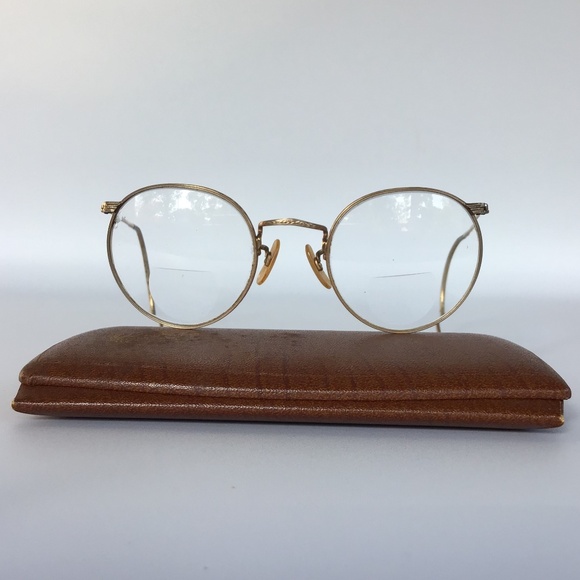 Antique Wire Reading Eye Glasses Spectacles Bifocals - Picture 3 of 16